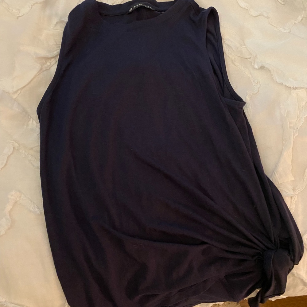 Navy athleta tank. Great condition and super soft